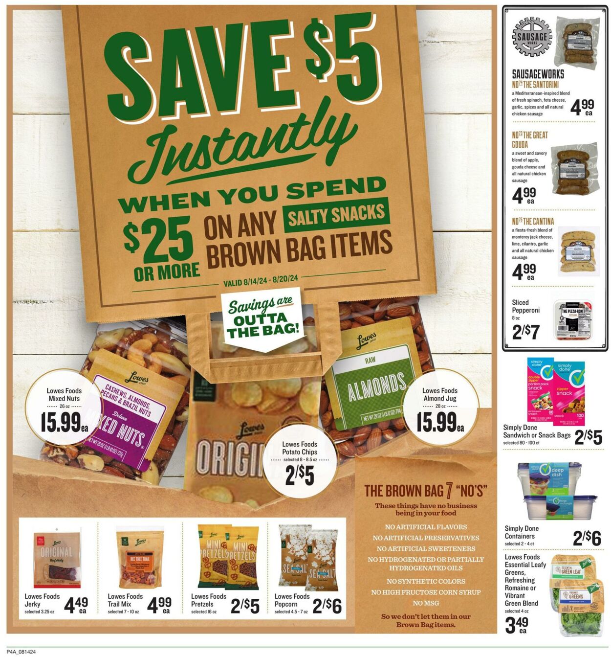 Weekly ad Lowes Foods 08/14/2024 - 08/20/2024