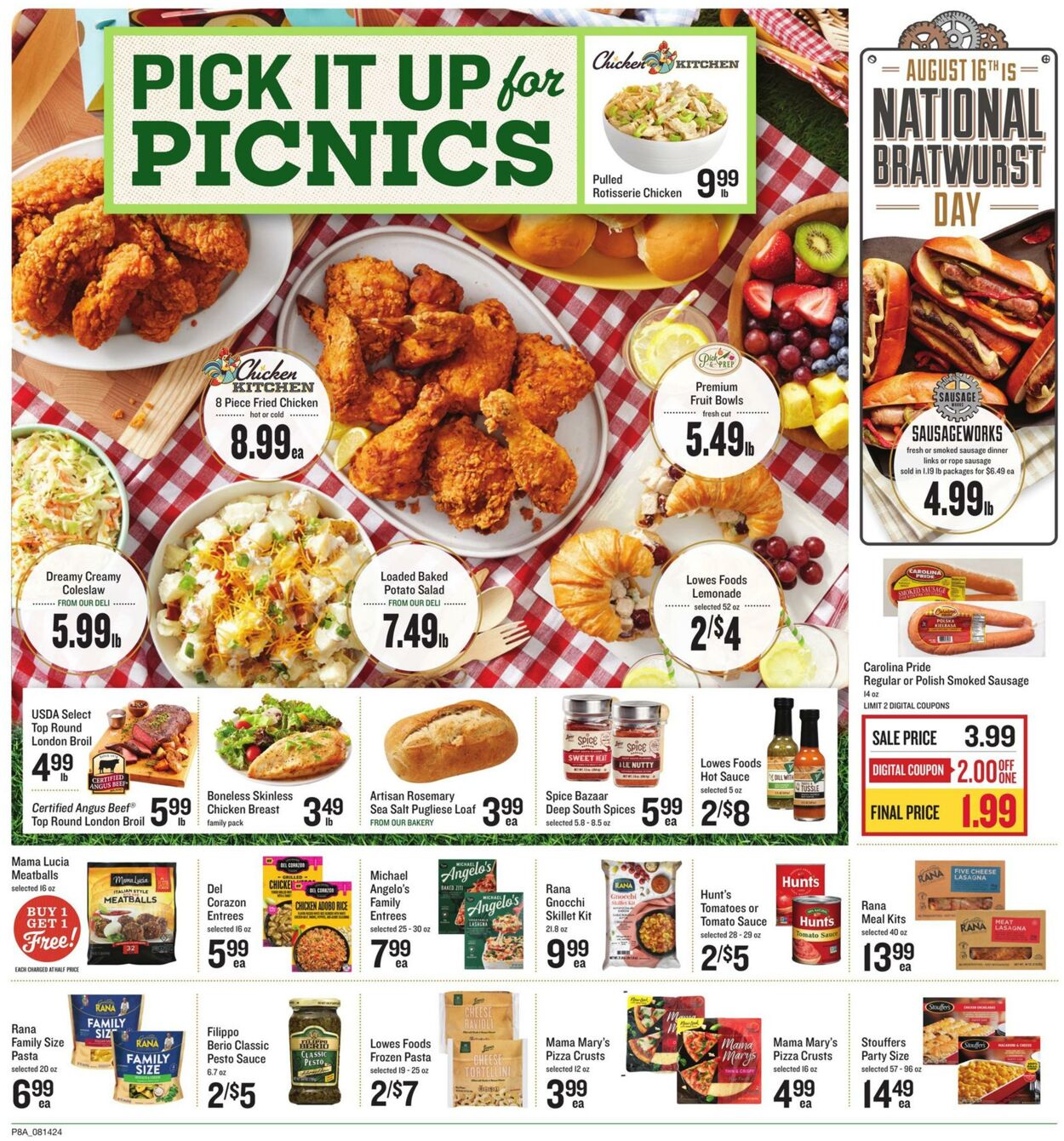 Weekly ad Lowes Foods 08/14/2024 - 08/20/2024