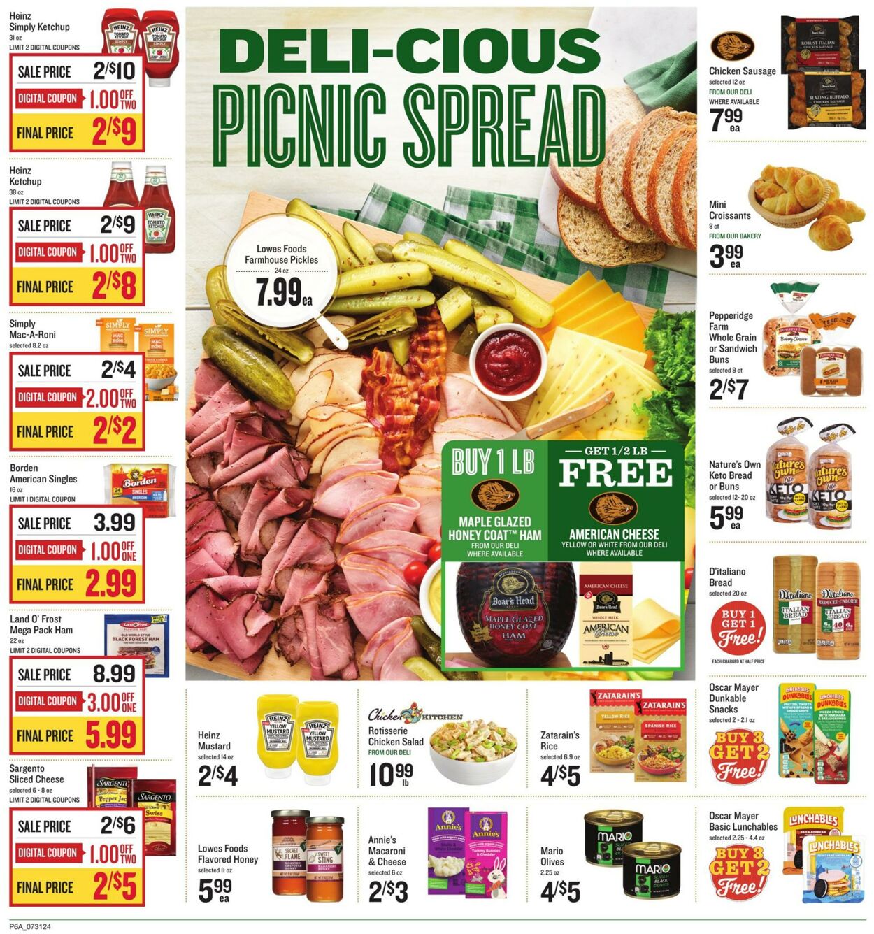 Weekly ad Lowes Foods 07/31/2024 - 08/06/2024