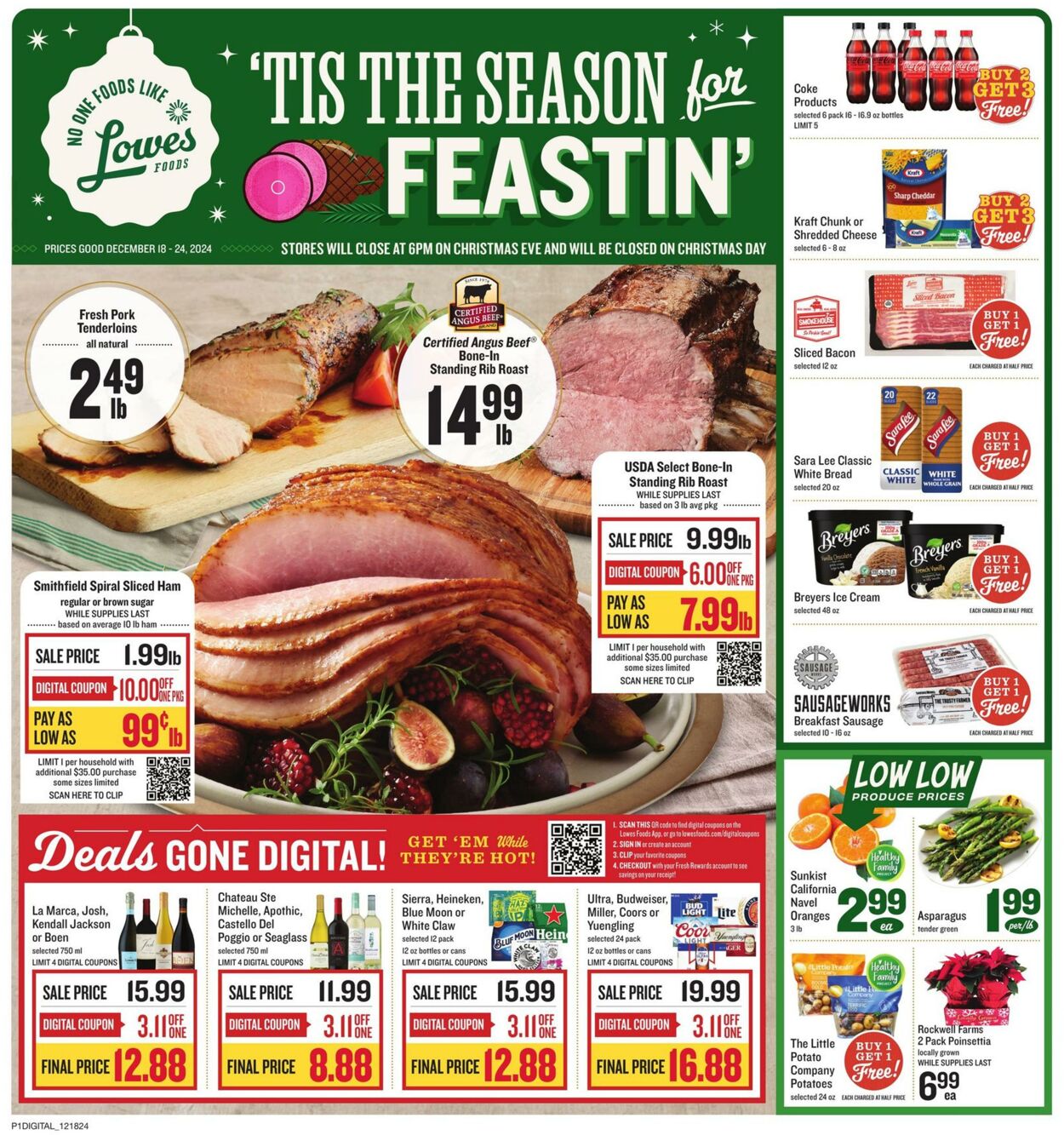 Weekly ad Lowes Foods 12/18/2024 - 12/24/2024