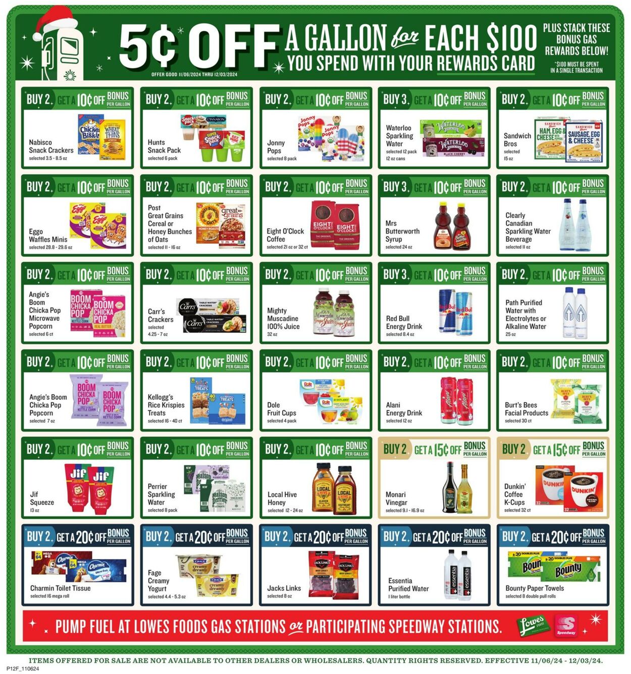 Weekly ad Lowes Foods 11/06/2024 - 12/03/2024