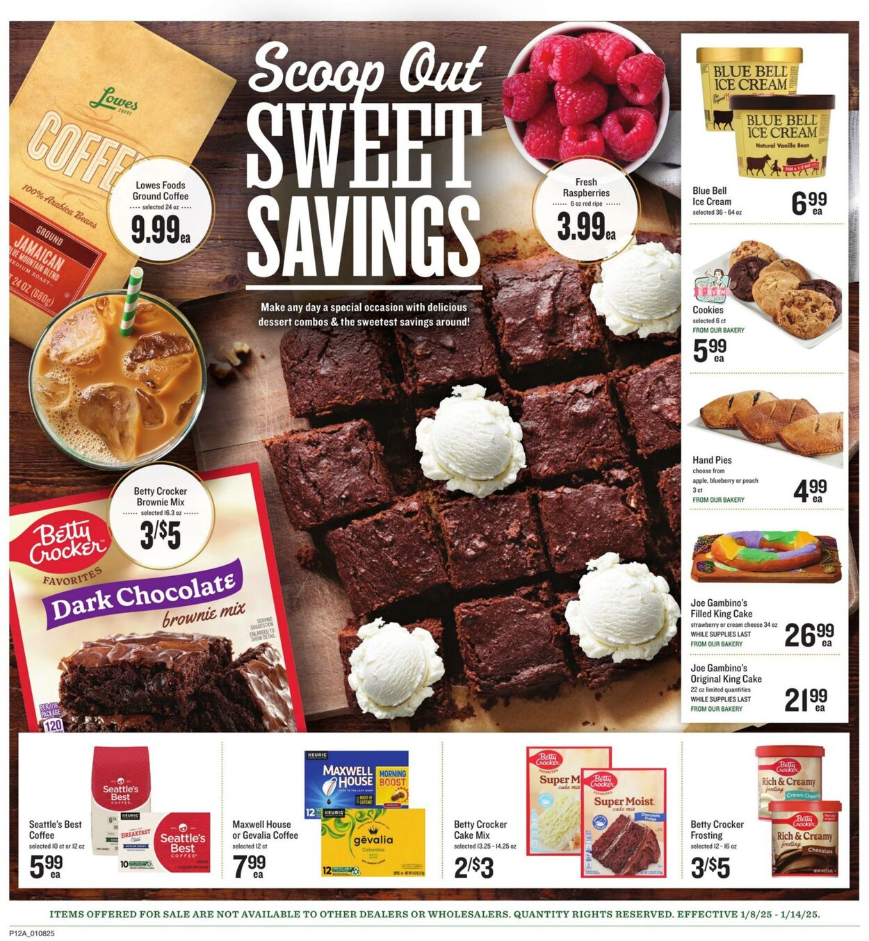 Weekly ad Lowes Foods 01/08/2025 - 01/14/2025