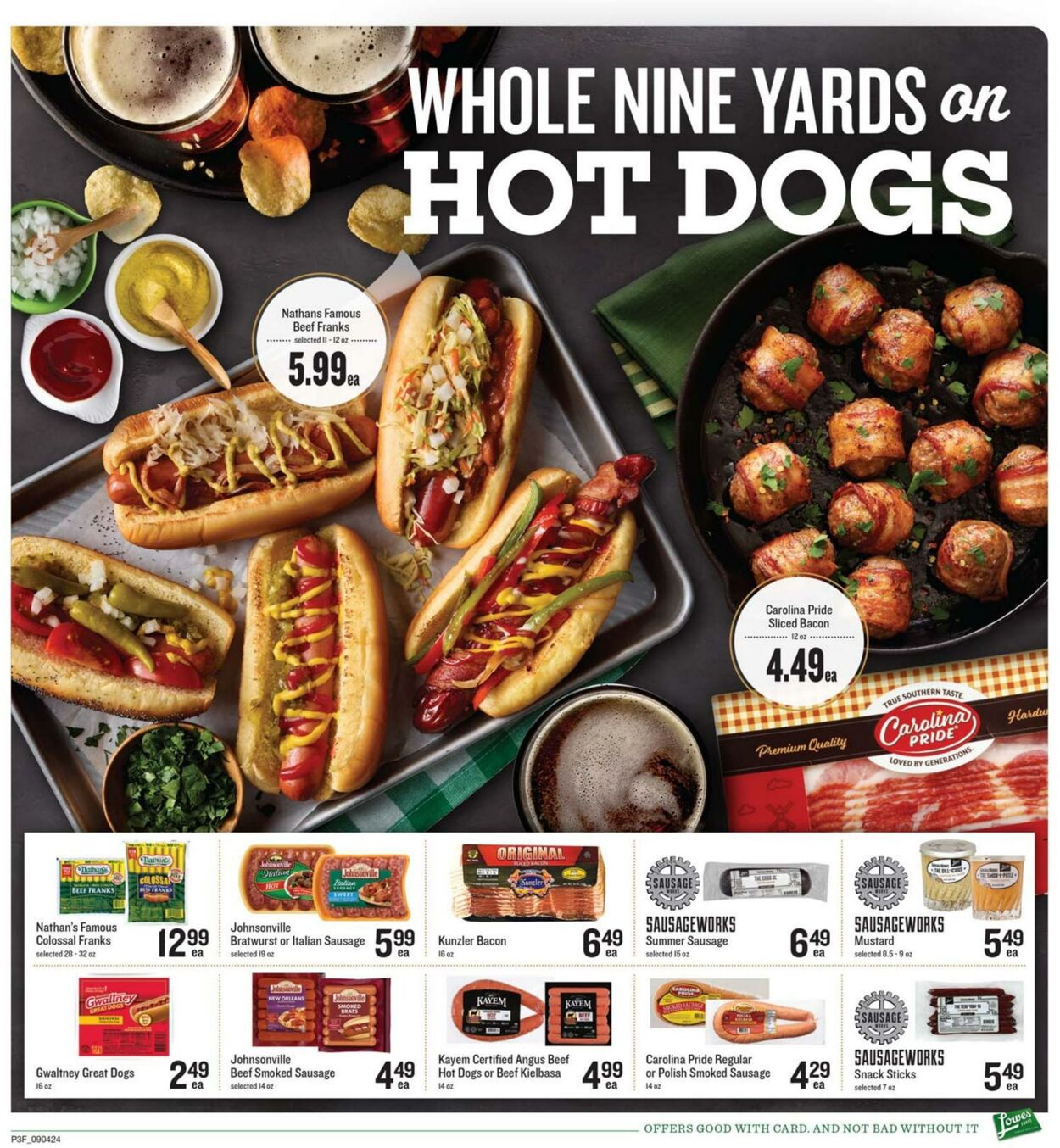 Weekly ad Lowes Foods 09/04/2024 - 09/24/2024