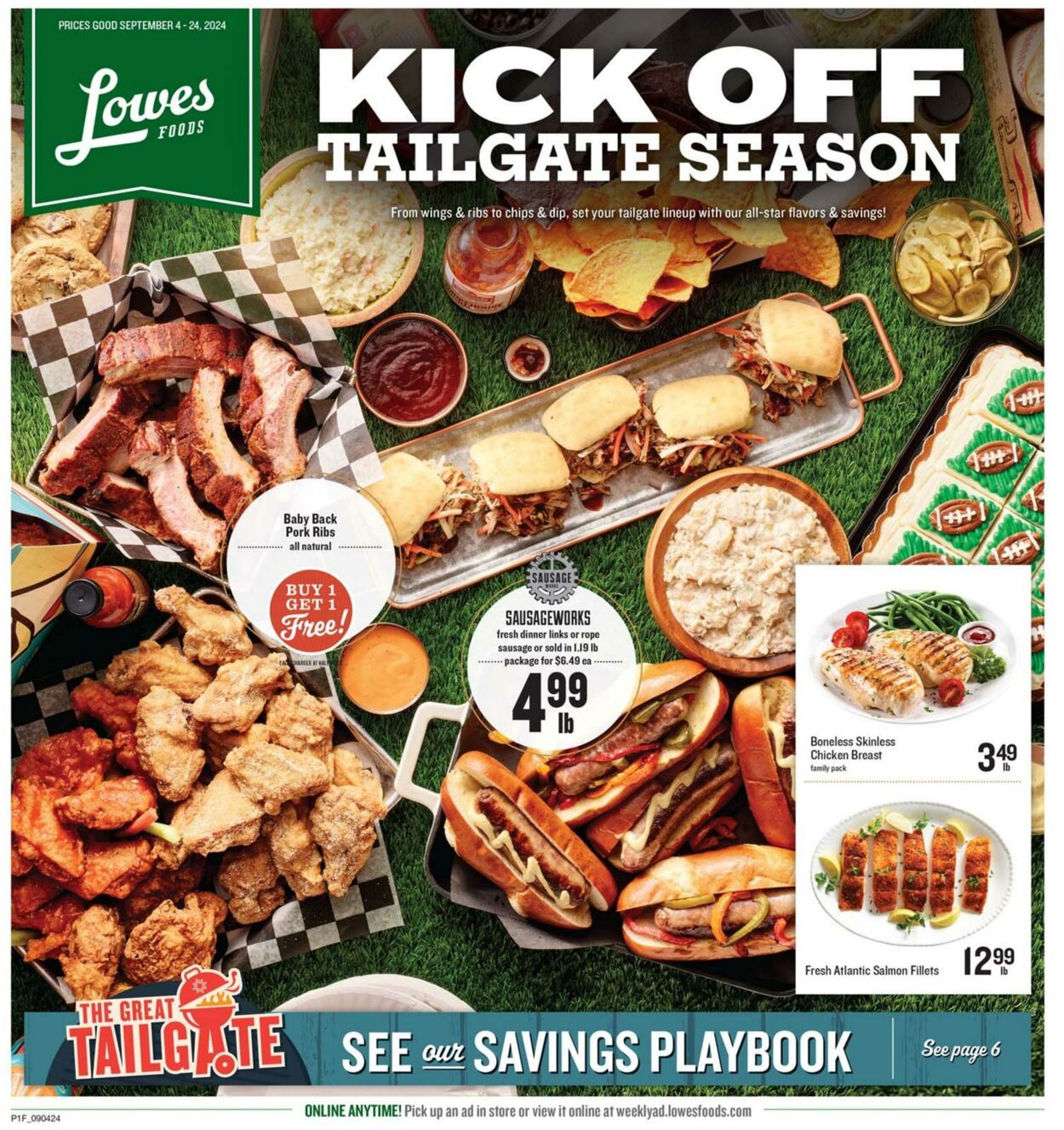 Weekly ad Lowes Foods 09/04/2024 - 09/24/2024