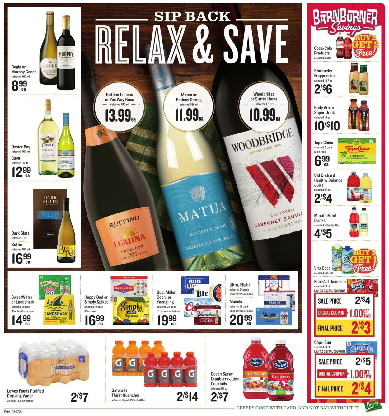 Weekly ad Lowes Foods 08/07/2024 - 08/13/2024