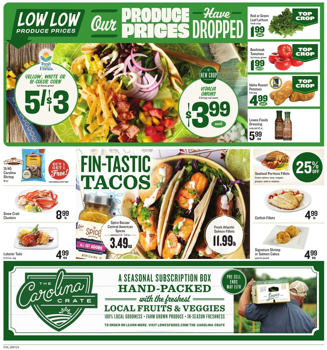 Weekly ad Lowes Foods 05/01/2024 - 05/07/2024