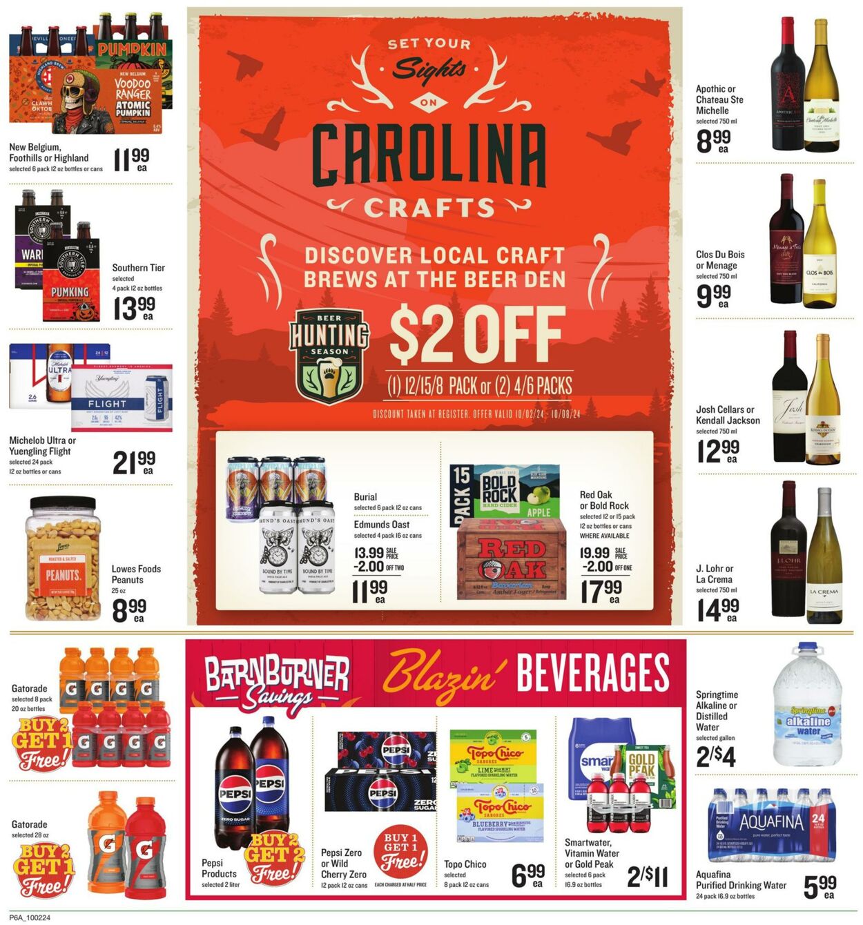 Weekly ad Lowes Foods 10/02/2024 - 10/08/2024