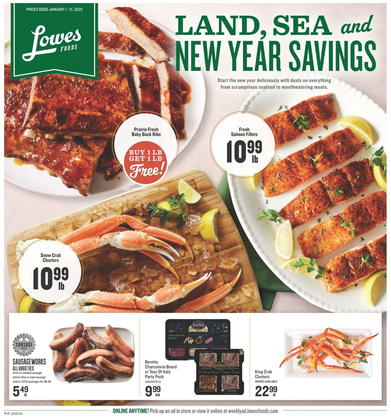 Weekly ad Lowes Foods 01/01/2025 - 01/21/2025