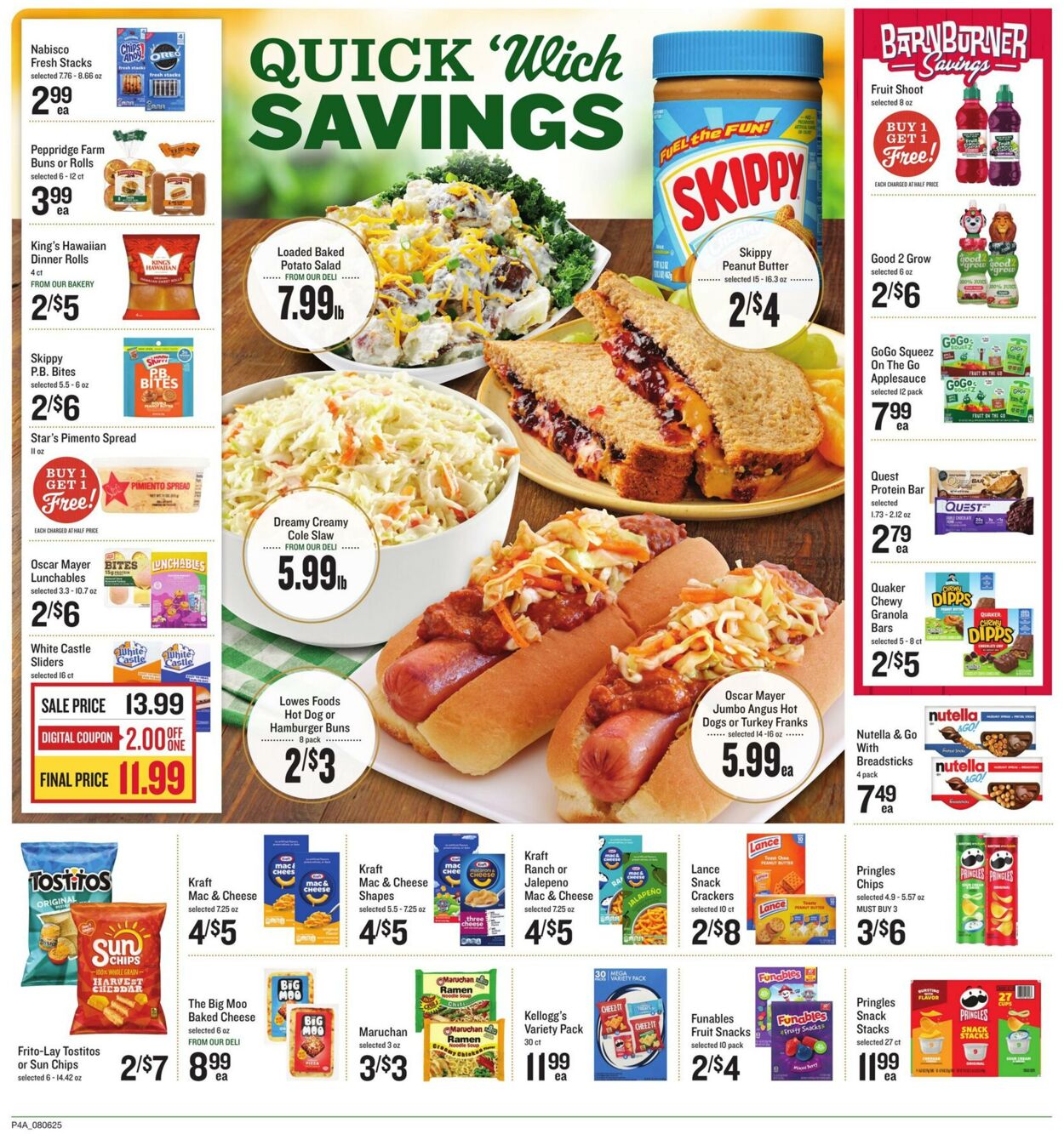 Weekly ad Lowes Foods 08/06/2025 - 08/12/2025