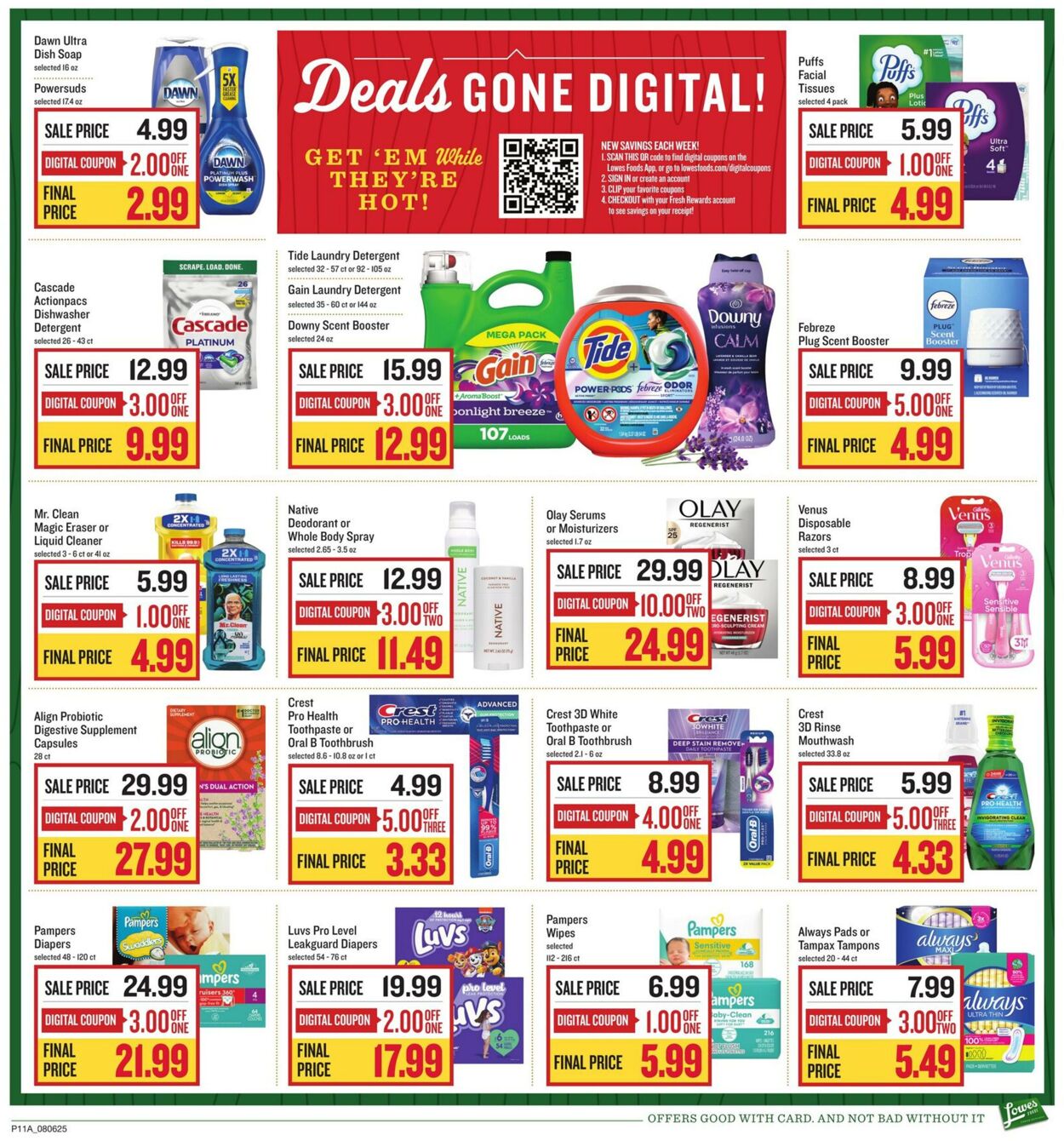 Weekly ad Lowes Foods 08/06/2025 - 08/12/2025