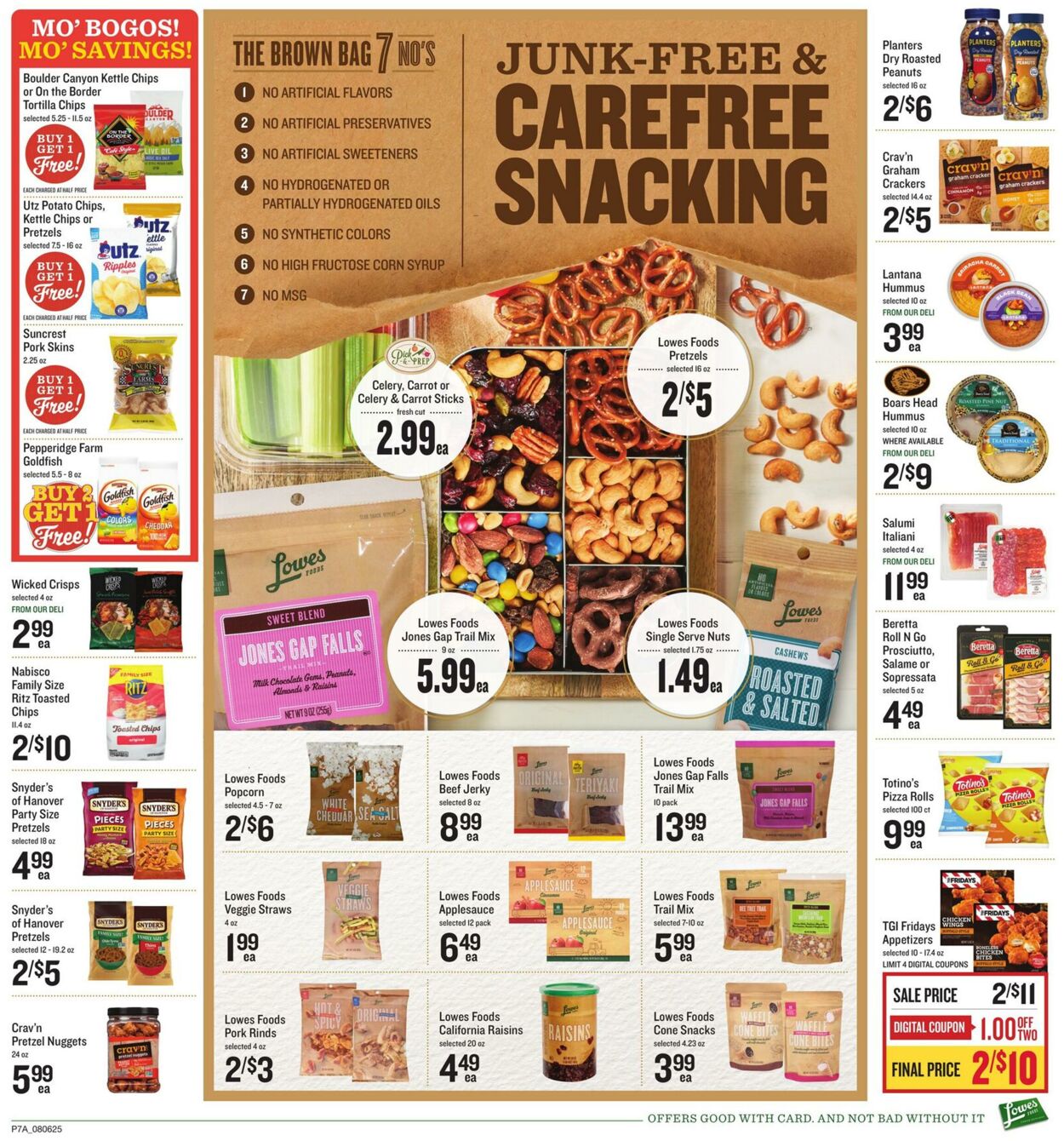 Weekly ad Lowes Foods 08/06/2025 - 08/12/2025
