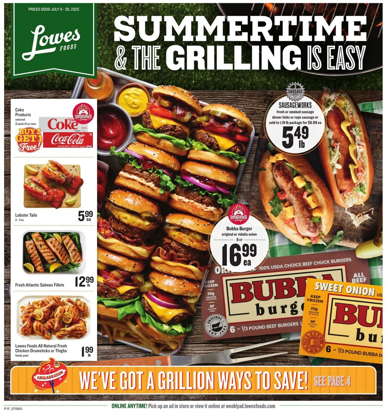 Weekly ad Lowes Foods 07/09/2025 - 07/29/2025