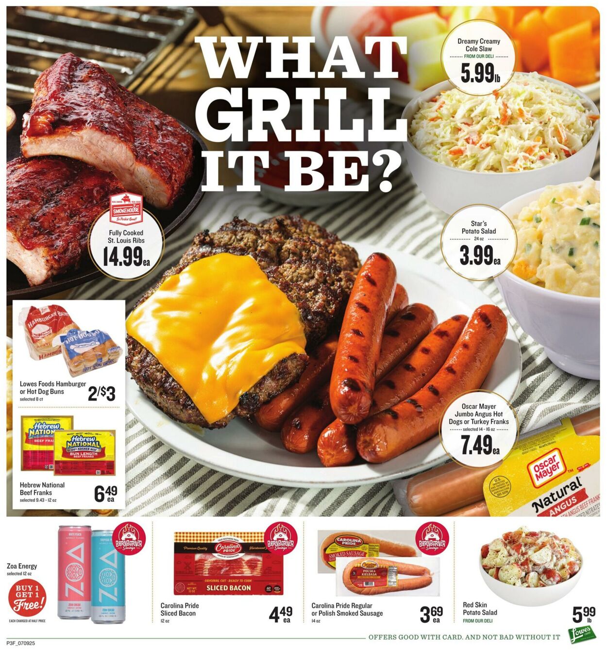Weekly ad Lowes Foods 07/09/2025 - 07/29/2025