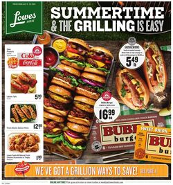 Weekly ad Lowes Foods 07/09/2025 - 07/29/2025