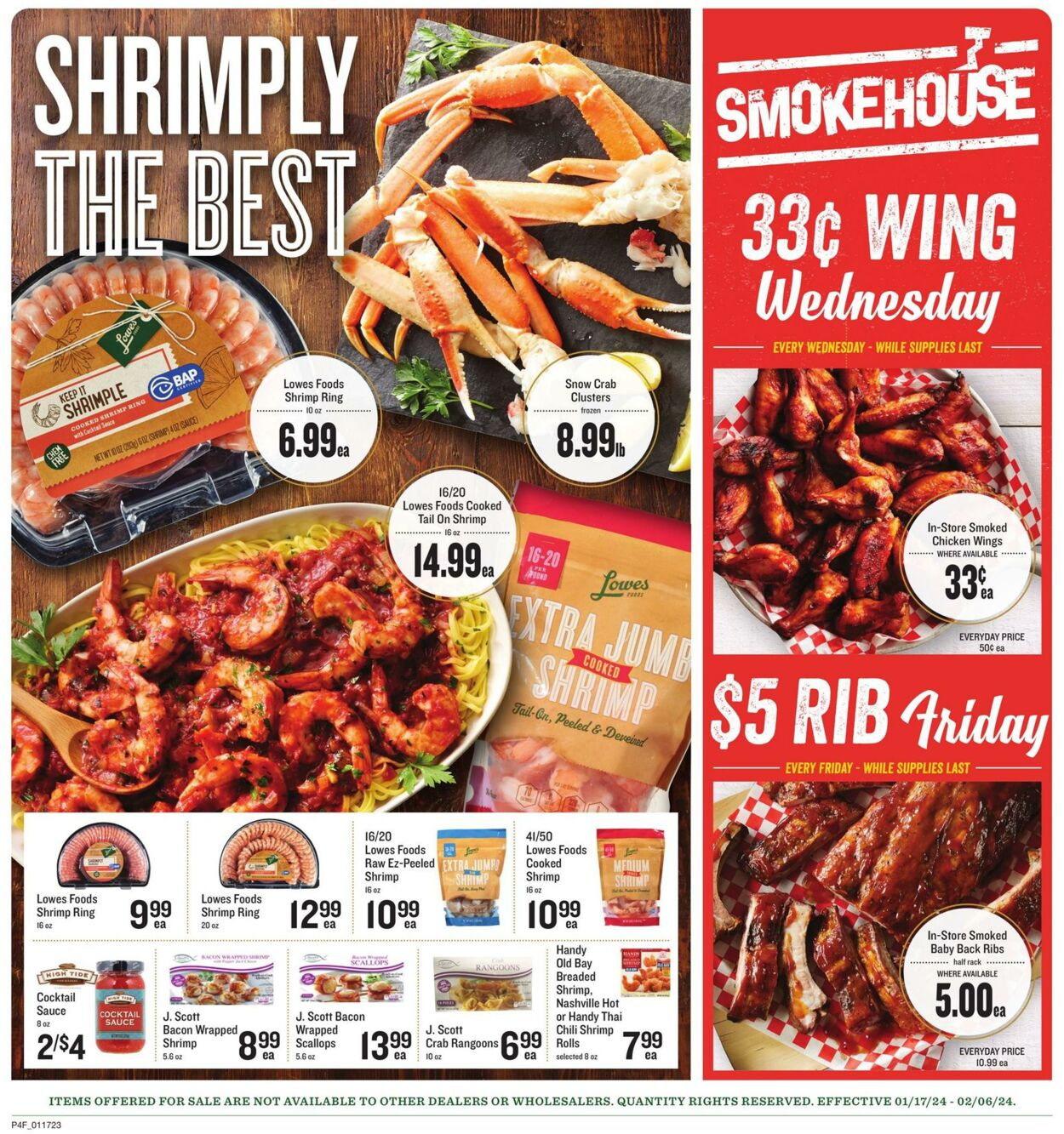 Weekly ad Lowes Foods 01/17/2024 - 02/06/2024