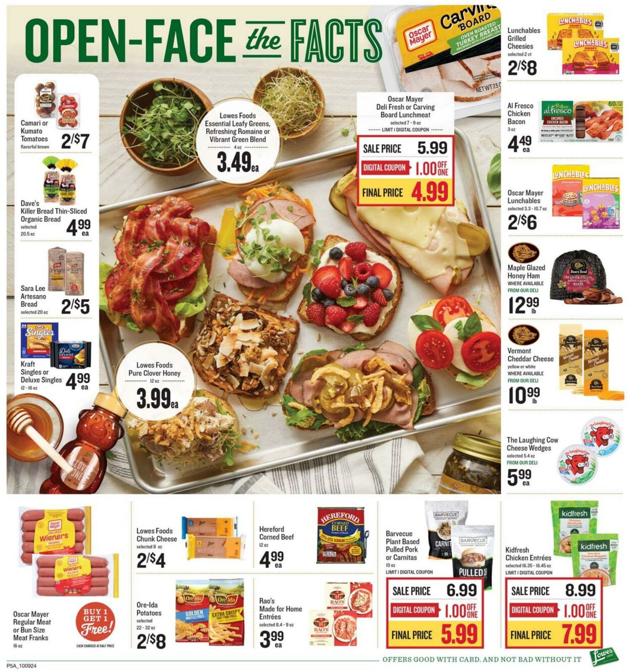 Weekly ad Lowes Foods 10/09/2024 - 10/15/2024