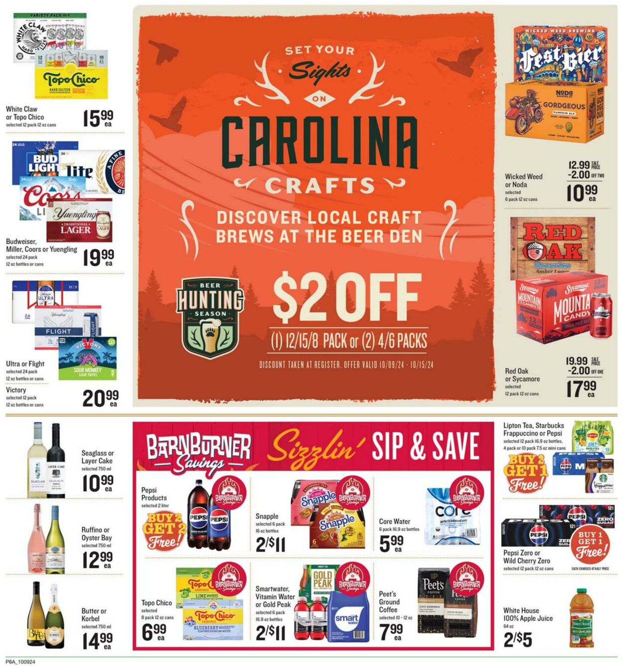 Weekly ad Lowes Foods 10/09/2024 - 10/15/2024