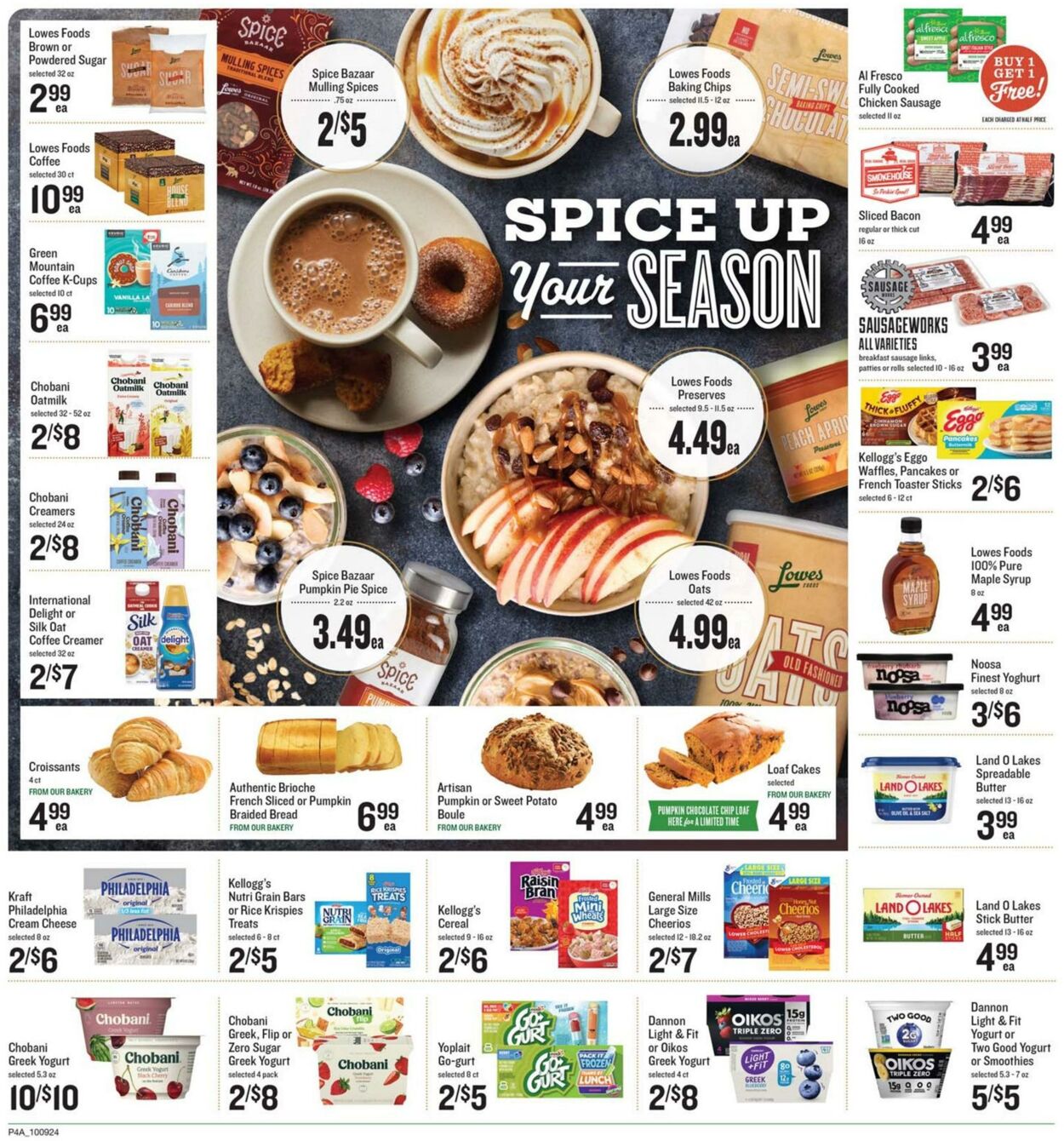 Weekly ad Lowes Foods 10/09/2024 - 10/15/2024