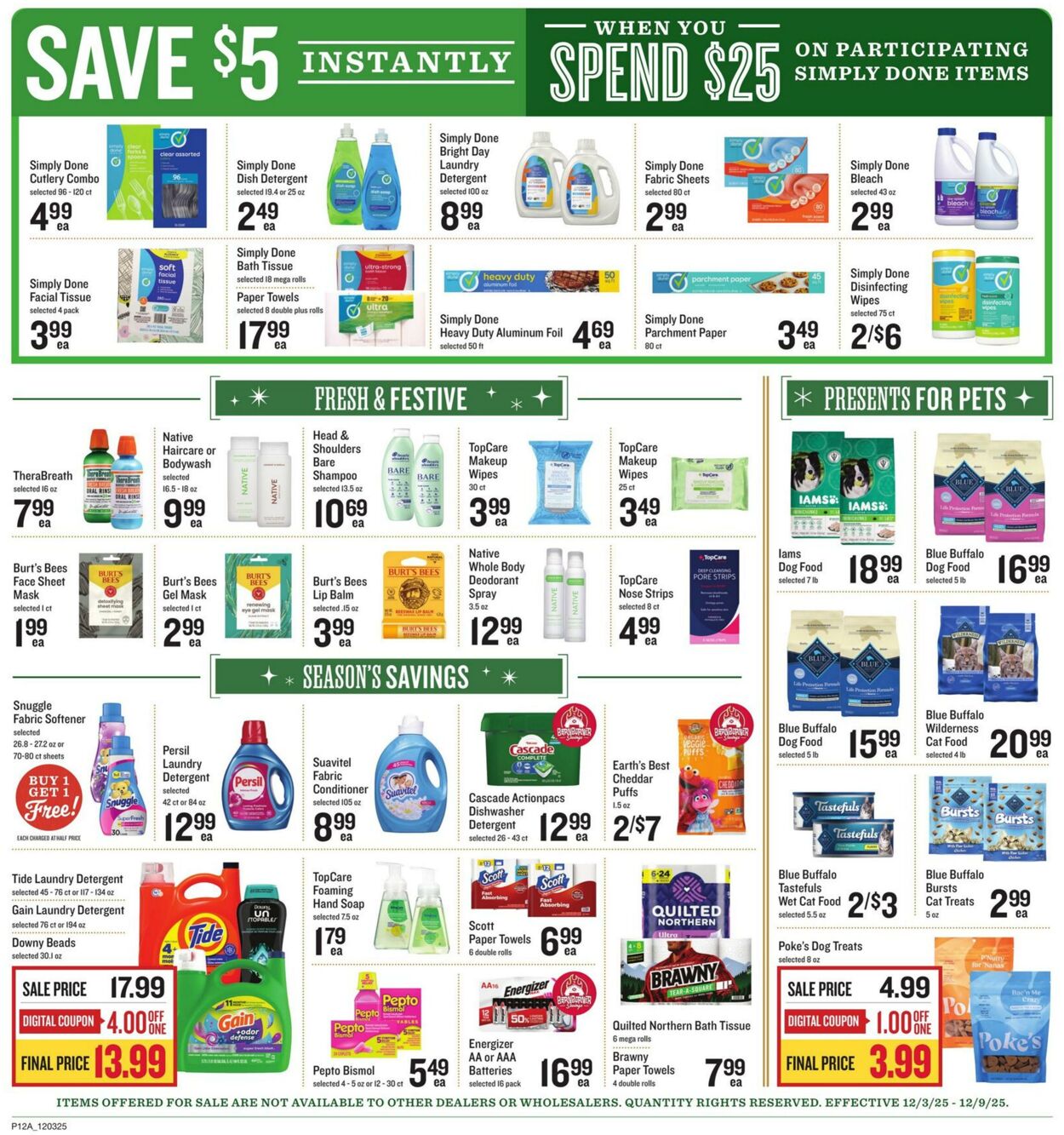 Weekly ad Lowes Foods 12/03/2025 - 12/09/2025