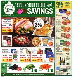 Weekly ad Lowes Foods 12/03/2025 - 12/09/2025
