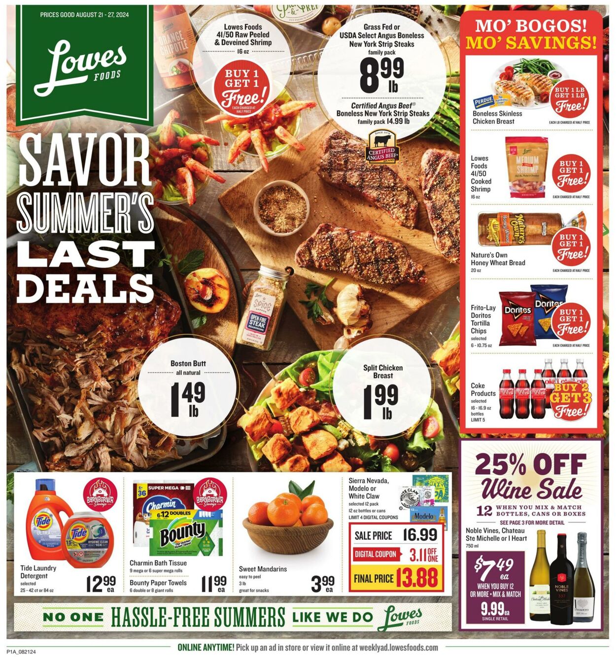 Weekly ad Lowes Foods 08/21/2024 - 08/27/2024