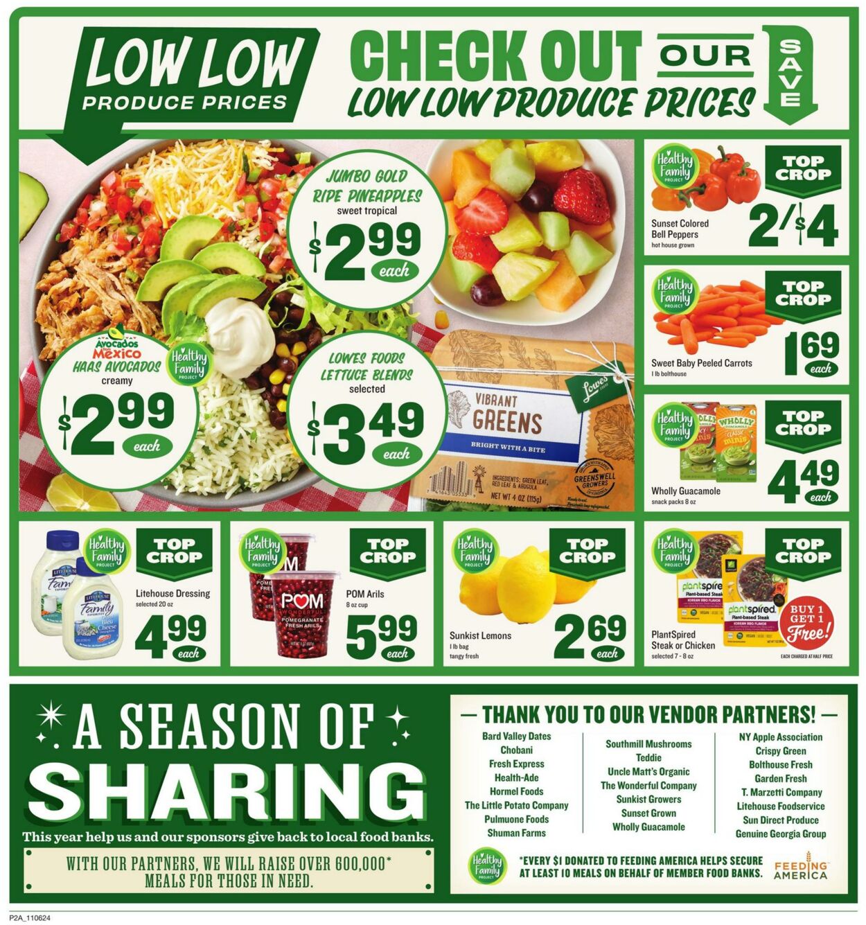 Weekly ad Lowes Foods 11/06/2024 - 11/12/2024