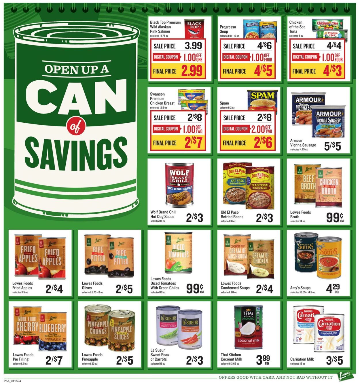 Weekly ad Lowes Foods 01/15/2025 - 01/21/2025