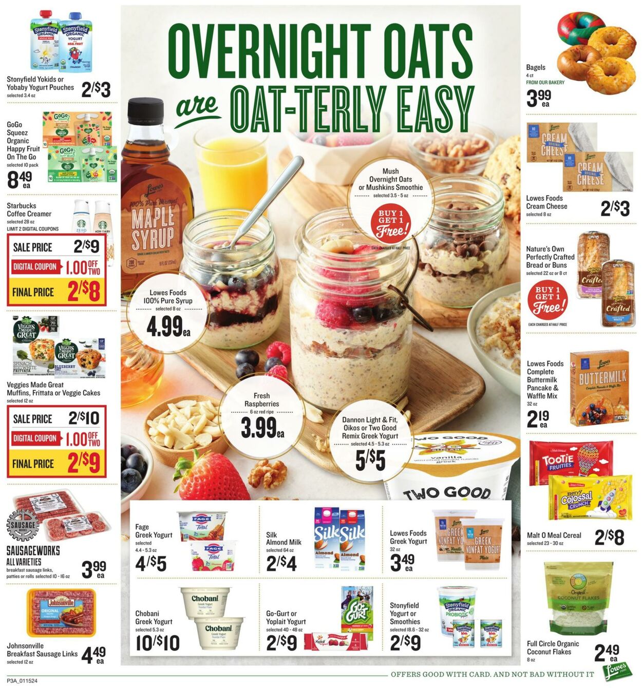 Weekly ad Lowes Foods 01/15/2025 - 01/21/2025