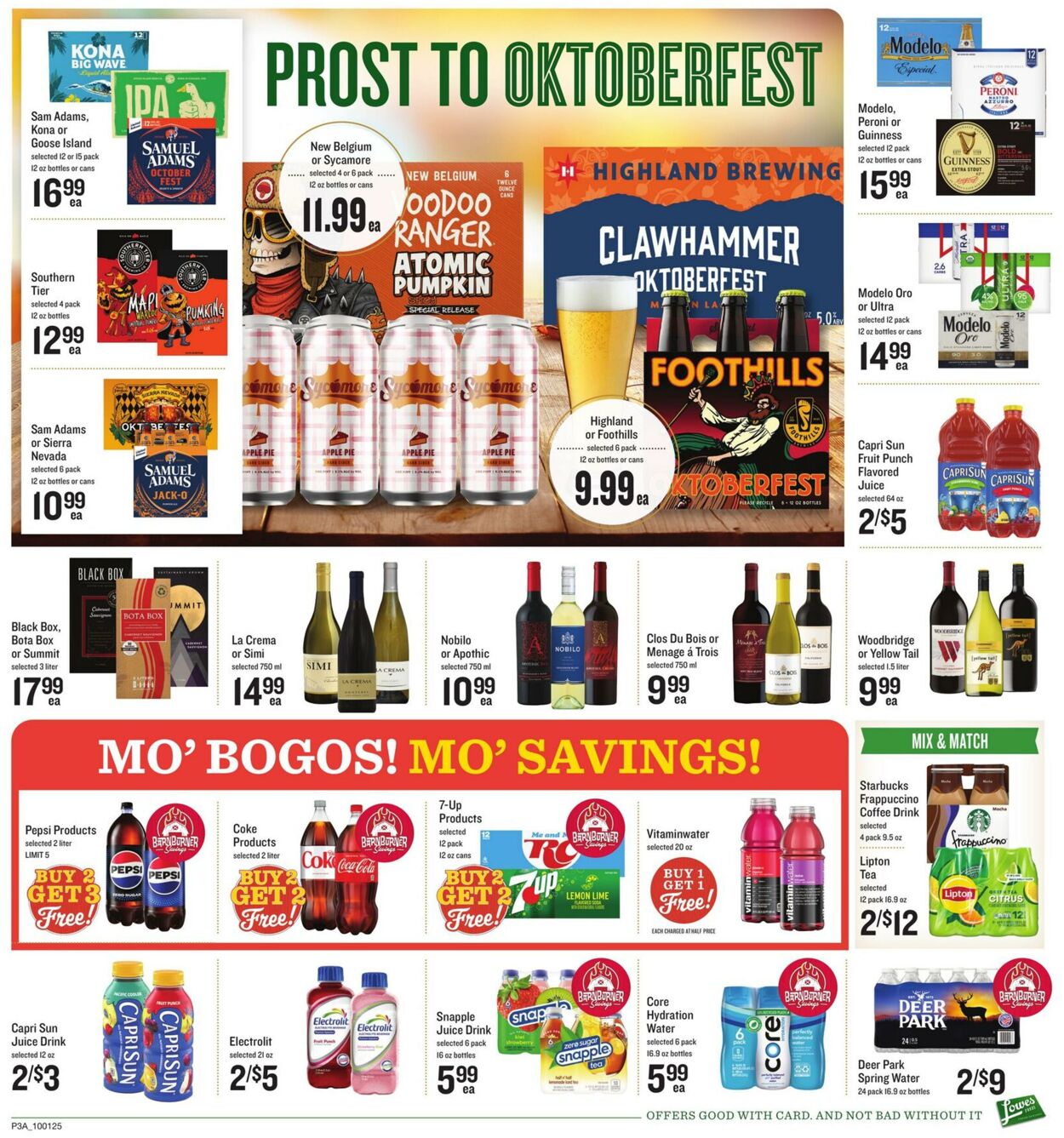 Weekly ad Lowes Foods 10/01/2025 - 10/07/2025