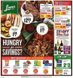 Weekly ad Lowes Foods 09/27/2023 - 10/03/2023