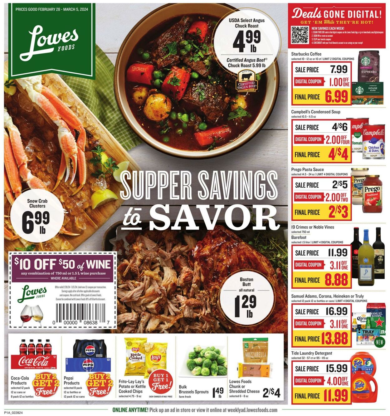 Weekly ad Lowes Foods 02/28/2024 - 03/05/2024