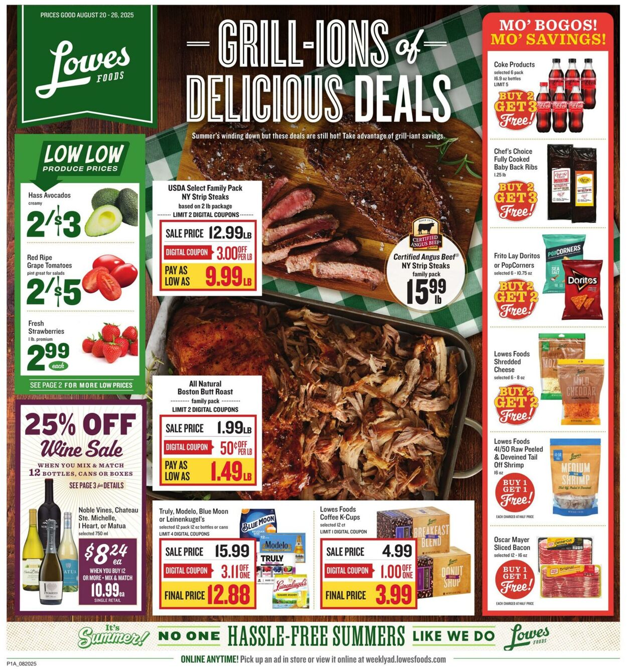 Weekly ad Lowes Foods 08/20/2025 - 08/26/2025
