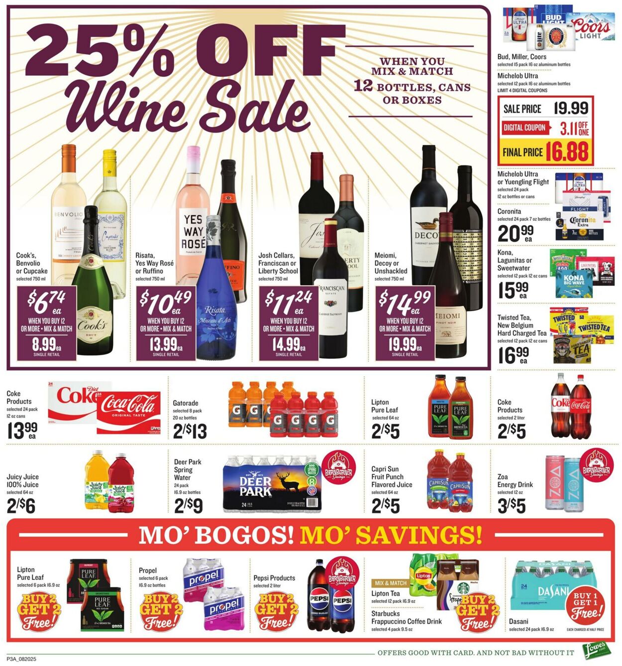 Weekly ad Lowes Foods 08/20/2025 - 08/26/2025