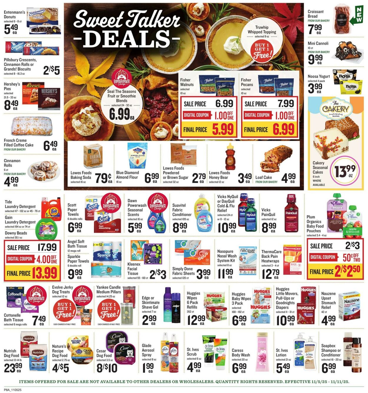 Weekly ad Lowes Foods 11/05/2025 - 11/11/2025