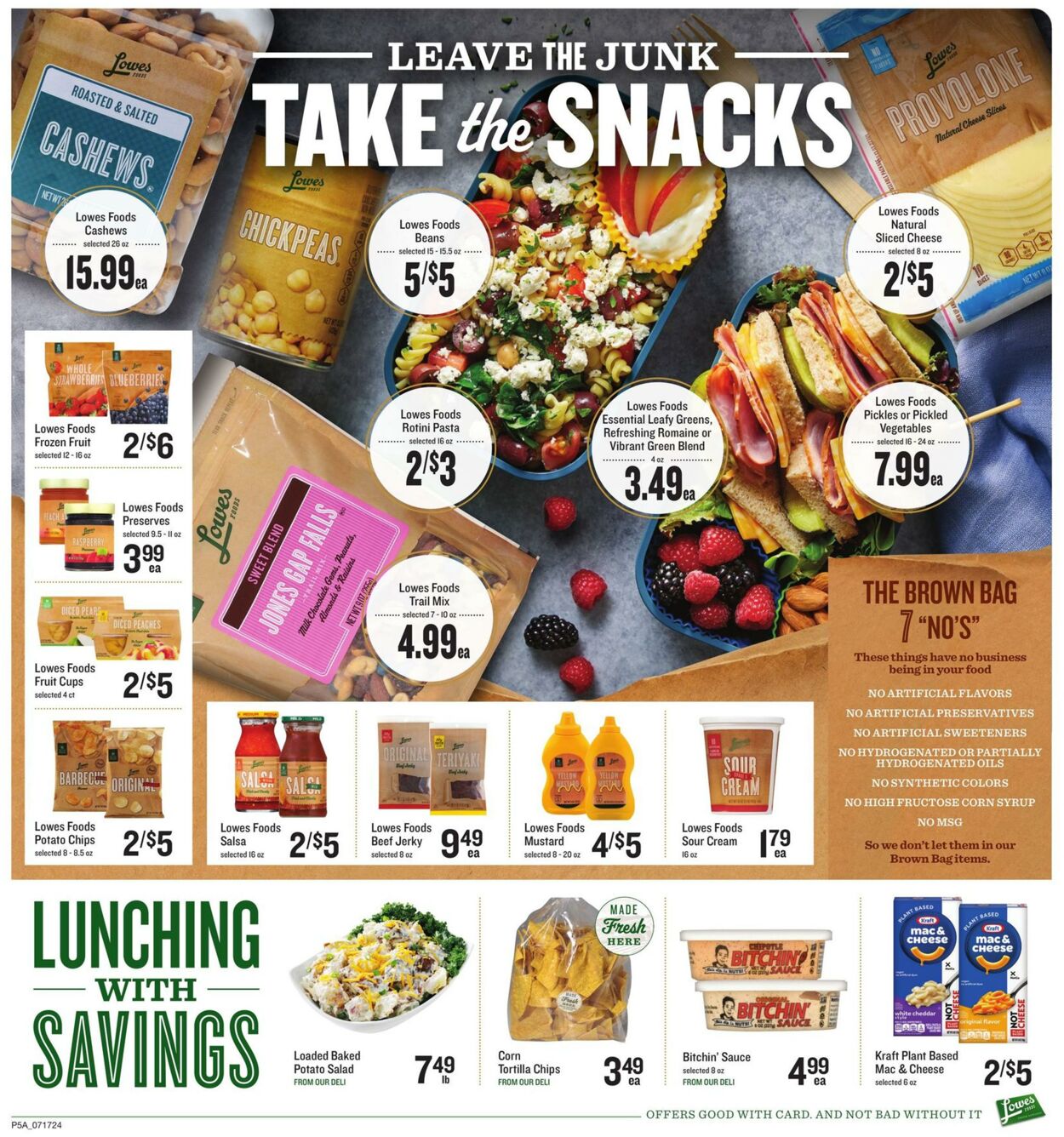 Weekly ad Lowes Foods 07/17/2024 - 07/23/2024