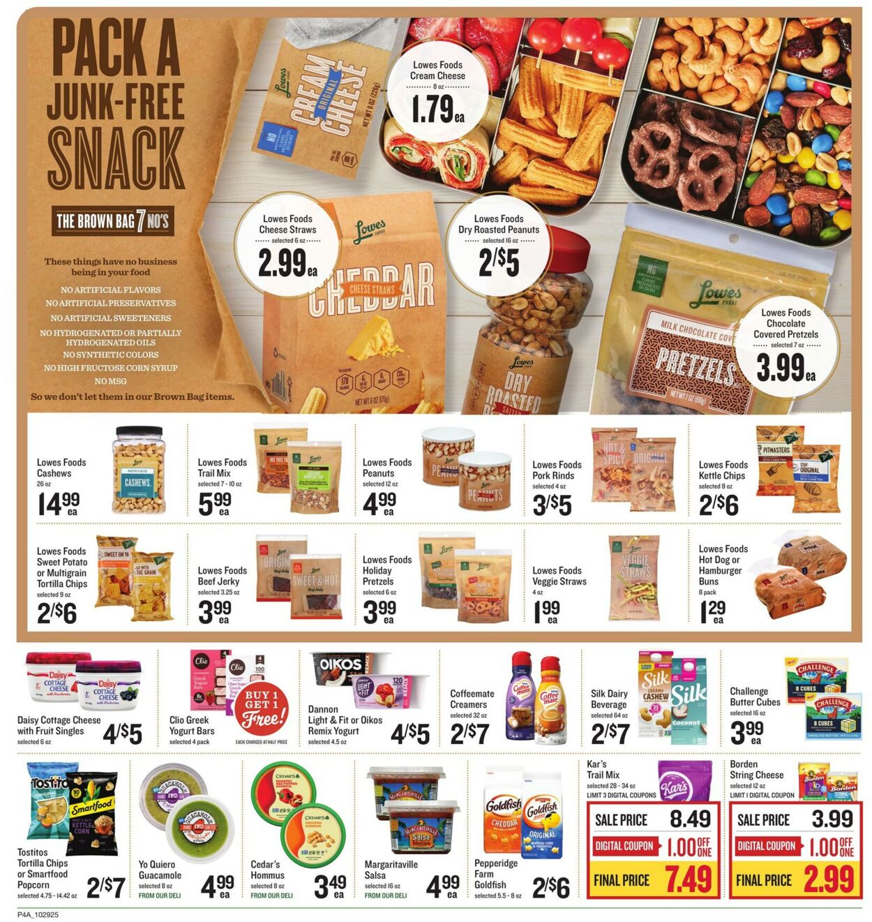 Weekly ad Lowes Foods 10/29/2025 - 11/04/2025