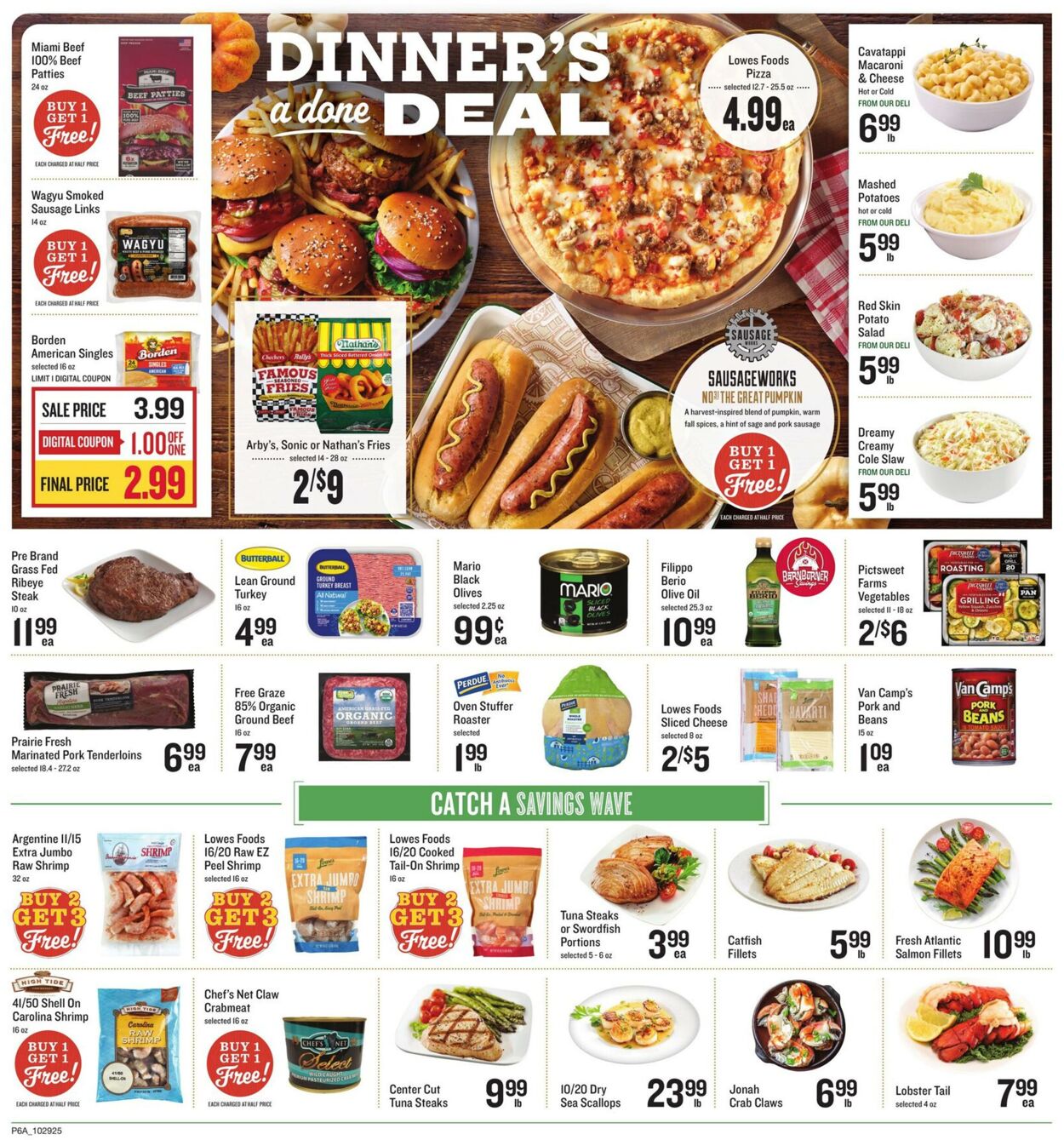 Weekly ad Lowes Foods 10/29/2025 - 11/04/2025