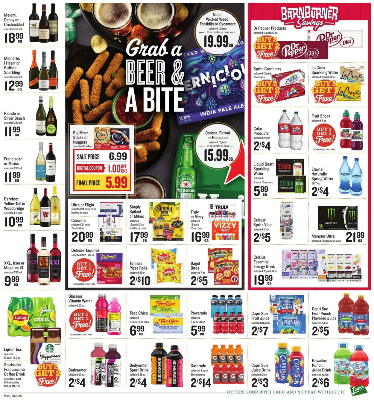 Weekly ad Lowes Foods 10/29/2025 - 11/04/2025