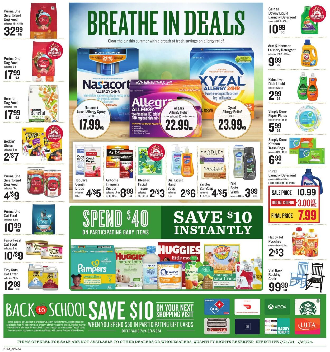 Weekly ad Lowes Foods 07/24/2024 - 07/30/2024