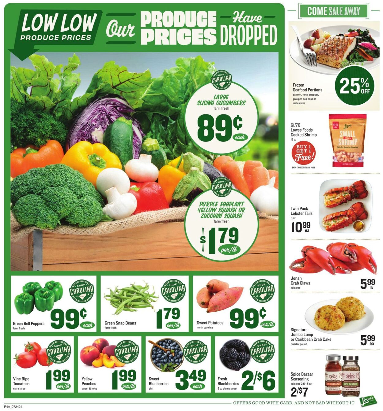 Weekly ad Lowes Foods 07/24/2024 - 07/30/2024