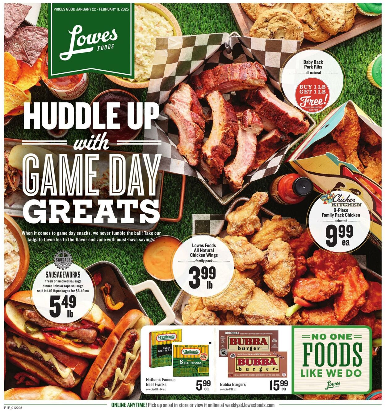 Weekly ad Lowes Foods 01/22/2025 - 02/11/2025