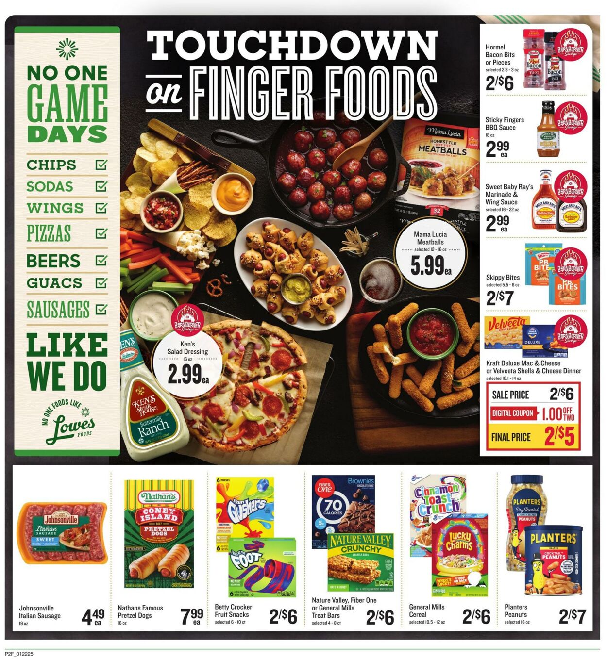 Weekly ad Lowes Foods 01/22/2025 - 02/11/2025