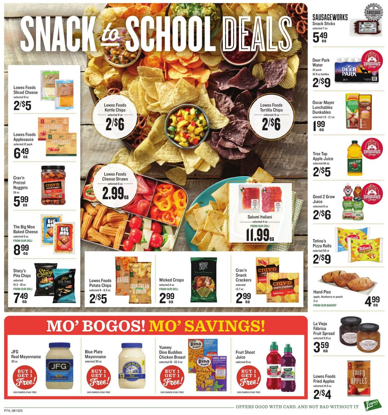 Weekly ad Lowes Foods 08/13/2025 - 08/19/2025
