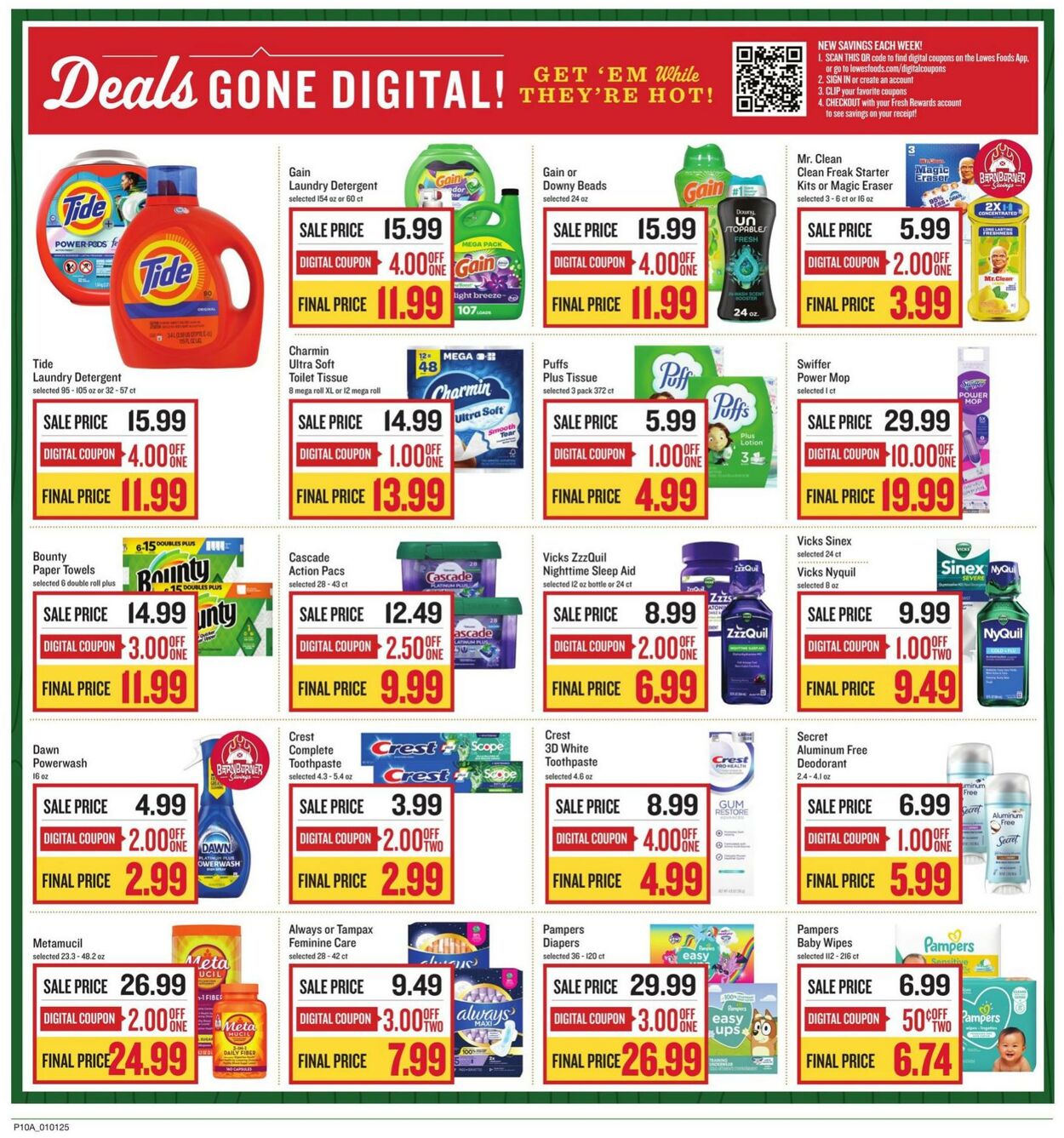 Weekly ad Lowes Foods 01/01/2025 - 01/07/2025