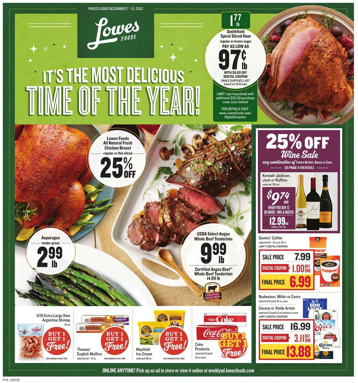 Weekly ad Lowes Foods 12/07/2022 - 12/13/2022