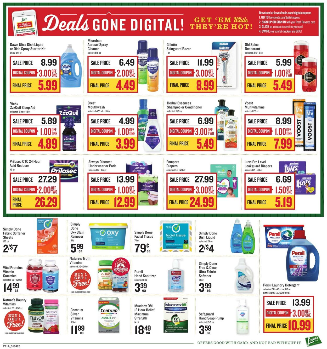 Weekly ad Lowes Foods 01/04/2023 - 01/10/2023