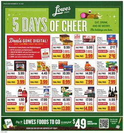 Weekly ad Lowes Foods 11/25/2022-11/29/2022