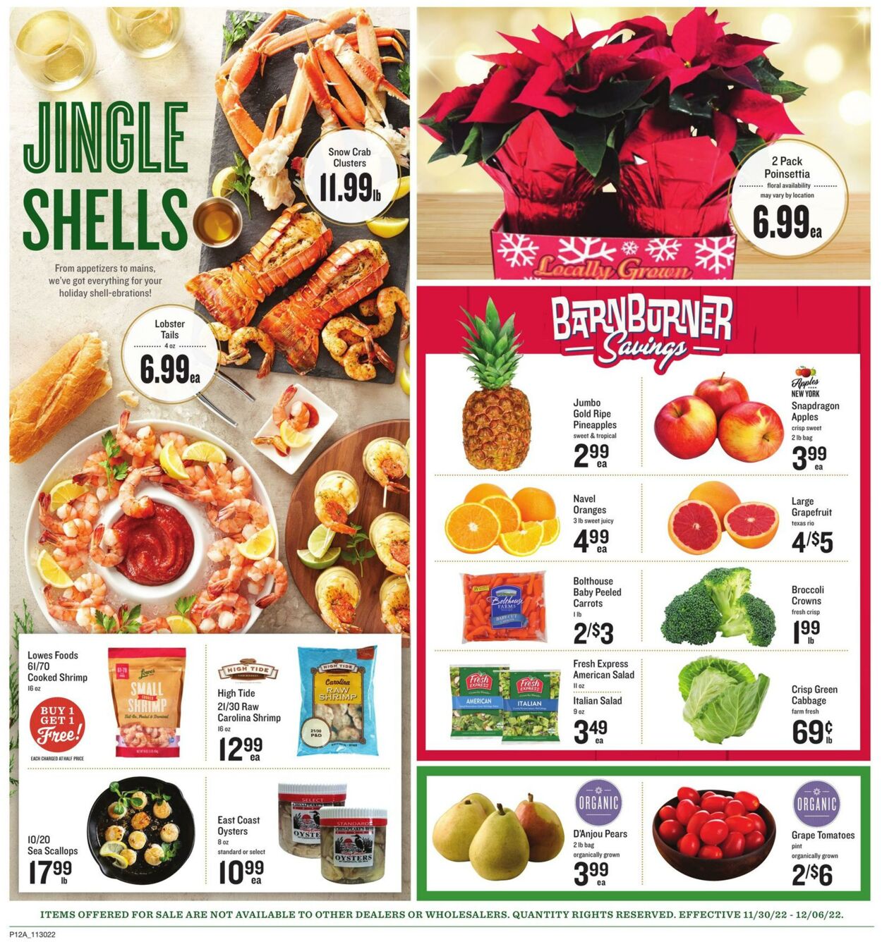 Weekly ad Lowes Foods 11/30/2022 - 12/06/2022