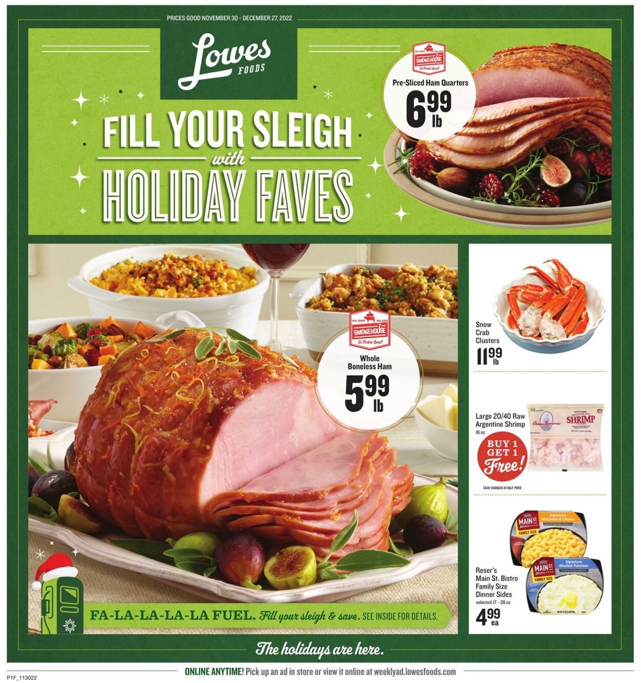 Weekly ad Lowes Foods 11/30/2022-12/27/2022