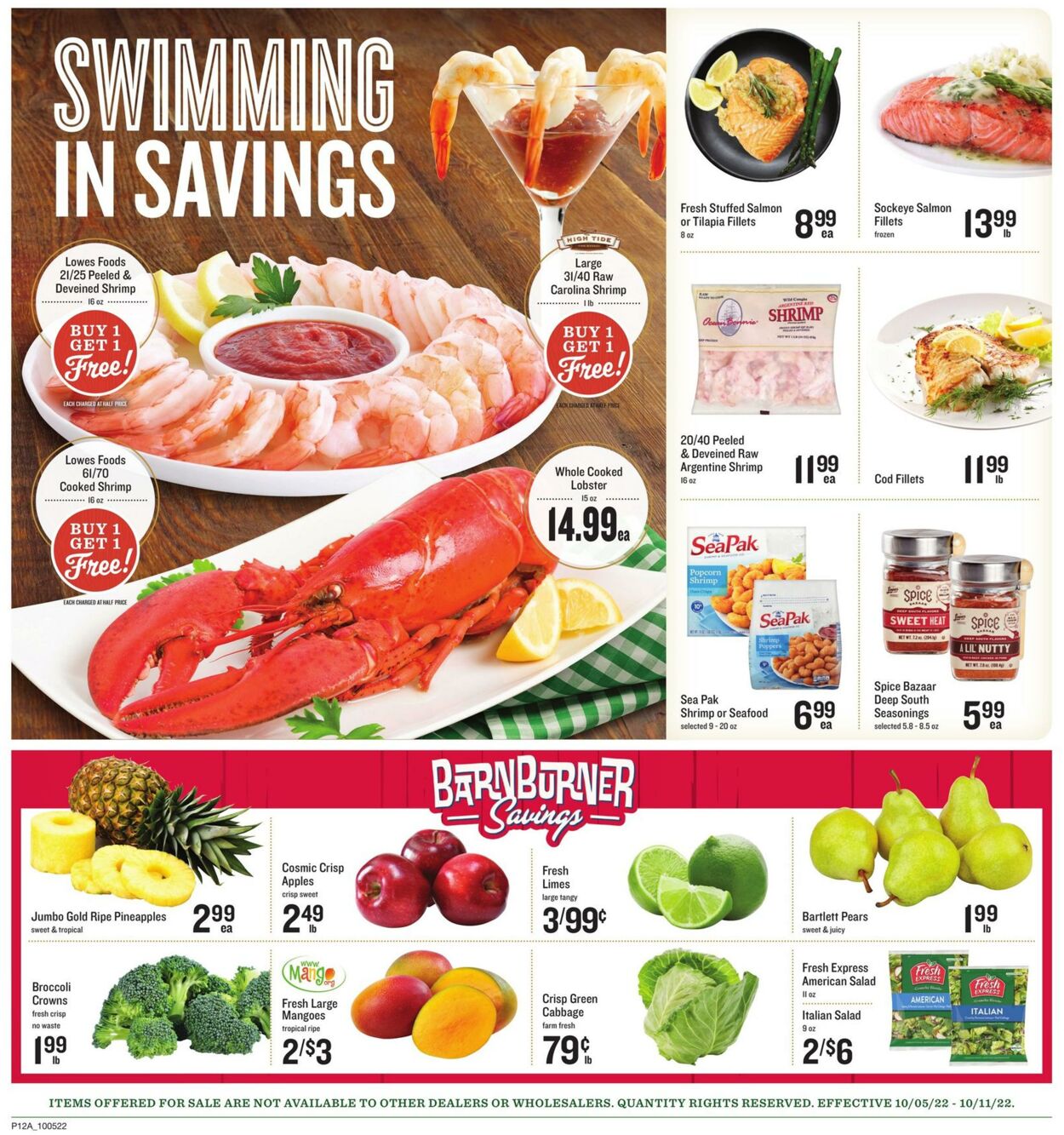 Weekly ad Lowes Foods 10/05/2022 - 10/11/2022